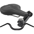 SQlab City Complete bundle saddle stem and handlebar set in matte black