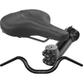 SQlab City Complete bundle saddle stem and handlebar set in matte black