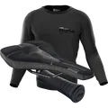 SQlab MTB Complete bundle saddle, base layer jersey and handlebar grips in black
