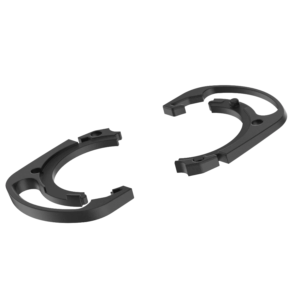 SQlab 812R angle shim saddle adjustment spacer onesize in matte black, set of two