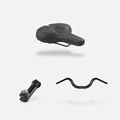 SQlab City Complete Sattel, Vorbau und Lenker Set in schwarz