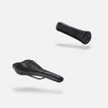 SQlab MTB Basic Sattel und Lenkergriff-Set in schwarz