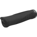SQlab 710 2.0 ergonomic lock-on bicycle handlebar grip in black with 3D fit and diamond grip zones