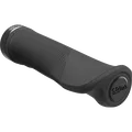 SQlab 710 2.0 ergonomic lock-on handlebar grip in black with palm rest flange