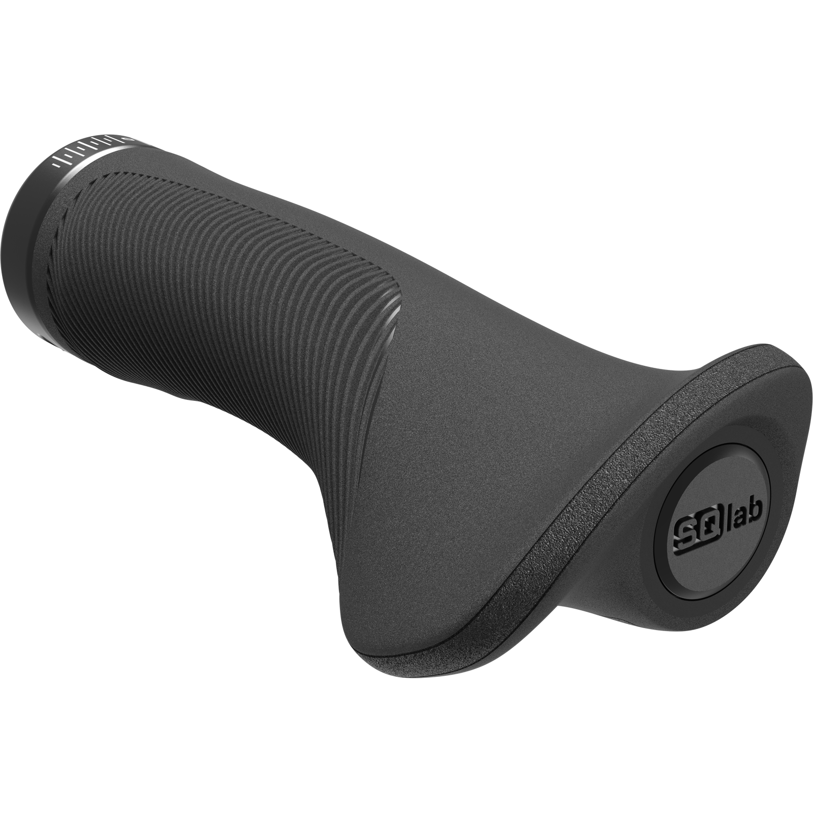SQlab 702 2.0 ergonomische Fahrradgriffe in schwarz mit Ergobar und Lamellen-Dämpfung
